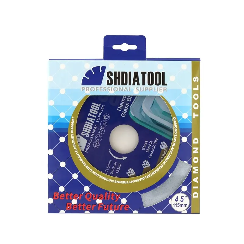 Shdiatool Dia 75/100/115/125mm siêu mỏng chân không brazed Kim Cương Tròn lưỡi cưa đĩa cắt đĩa cắt