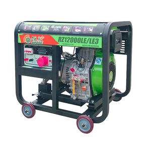 Generador Diésel Shraise Rz12000le de 10kw, Marco Abierto, Arranque Eléctrico, Fuente de Energía de Emergencia 110/220V 50/60Hz - Product Image 3