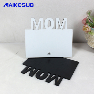 Cadeau de fête des mères Plaques photo personnalisées en bois vierge sublimation MDF maman <span class=keywords><strong>papa</strong></span> GRAD <span class=keywords><strong>cadre</strong></span> photo - Product Image 6
