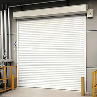 Puertas Enrollables de PVC de Alta Velocidad y Calidad Premium con Acabado Cromado de Google, Impermeables y Aislantes del Calor para Interiores