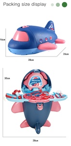 Itl Medical finte Play <span class=keywords><strong>Set</strong></span> per bambini, valigia di plastica per aeroplani e giocattoli medici, gioca a casa per ragazzi e ragazze, divertimento per bambini in età prescolare - Product Image 6