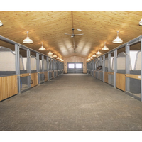 Produits utilitaires de qualité supérieure pour chevaux Abris pour équidés à installation rapide Boîtes de décrochage transportables durables à cadre en fer pour fermes Nouveau