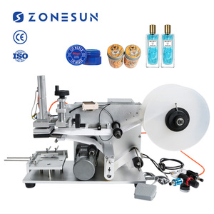 Zonnesun — <span class=keywords><strong>etiqueteuse</strong></span> de bouteilles rondes Semi-automatique TB-60, appareil de dépose adhésif pour pot en verre et <span class=keywords><strong>plastique</strong></span> - Product Image 1