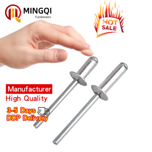 Nhà Máy Trực Tiếp 304 Thép Không Gỉ Mù Đinh Tán (#6-4) Mở End Mù Đinh Tán Với Phá Nghỉ Kéo Trục gá Và Nhô Đầu - Product Image 2