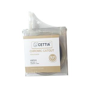 CETTIA KD415 <span class=keywords><strong>suture</strong></span> de <span class=keywords><strong>catgut</strong></span> chromique résorbable stérile chirurgicale vétérinaire en cassettes - Product Image 1