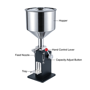 Machine de remplissage manuelle pour flacons de lotion, remplisseur cosmétique, shampoing, crème, miel, pâte, détergent, liquide - Product Image 4