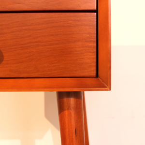 Nightstand With 2 <b>Drawers</b> <b>Small</b> Side Table With Storage Seadrifte - Product Image 2