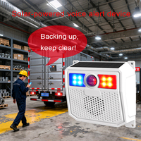 Alarm Sensor Gerak Tenaga Surya Cerdas DIY dengan Lampu Peringatan Strobo Merah Biru dan Peringatan Suara Anti Maling