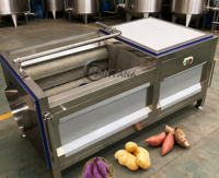 Aardappel- en cassave-schilmachine, borstelreinigingsmachine, industriële kleine elektrische schil- en wasmachine
