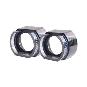 Sanvi New Design 3 Inch Led Shrouds for Bi Led HID <b>Projector</b> Lens With Dual Colors Shrouds With U Shape <b>Light</b> Accessories - Product Image 1