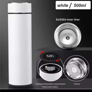 Botella de Agua Inteligente de 500 ml, Termo de Acero Inoxidable con Pantalla de Temperatura, Botella de Vacío a Prueba de Fugas, Taza para Café, Leche, Regalo de Navidad - Product Image 2