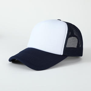 Gorra de béisbol tipo camionero personalizada con estampado completo, impermeable, de nailon, estilo urbano, con imagen publicitaria, visera curva y marco de malla. - Product Image 4