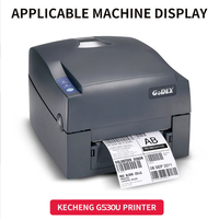 Kecheng GODEX G530U 300dpi Clothing Tag and Barcode Printer for Label Washing in Office Equipment China