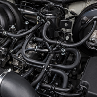 Filtre à air pour BMW SUV N55 B30 a Engine de 2010 à 2017 13717582310 Tuyau en caoutchouc et plastique moulé