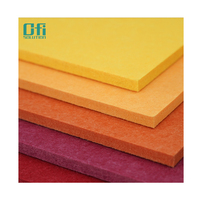 ISO 9001 Geluidsisolerende Polyester Akoestische Panelen OEKO-TEX 100 Milieuvriendelijke Effen PET Akoestische Panelen voor Akoestische Oplossingen