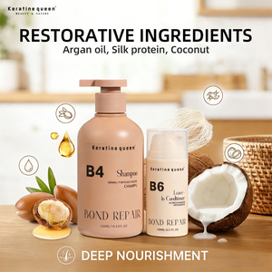 Shampooing réparateur sans sulfate 300 ml pour usage quotidien, marque distributeur, répare les liaisons et réduit la <span class=keywords><strong>casse</strong></span> de 98 % - Product Image 5