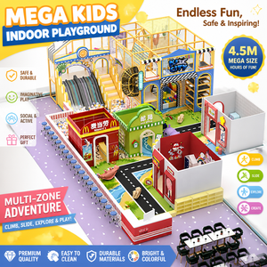 Kids <b>Indoor</b> Playground with <b>Slide</b> Swing Chair for Boutique Hotel <b>Indoor</b> Leisure Area CE Certified - Product Image 1