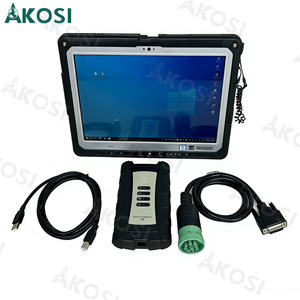 Interface de scanner EDL pour tracteur agricole John Deere EDL V3, kit d'outils de diagnostic pour véhicules lourds, service JD + tablette CF33 - Product Image 3