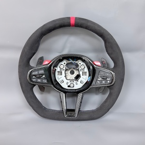 Volant de course sport en microfibre confortable pour BMW F30 F10 G30 G20 F20 F32 F36 <span class=keywords><strong>F1</strong></span> M5 G29 G82 - Product Image 2