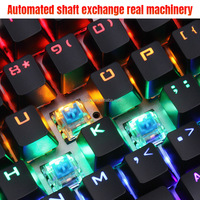 LVKIDRON en stock Ensemble de claviers mécaniques pour bureau Touche N Anti Ghosting Rétroéclairage RVB pour ordinateur portable Gamer