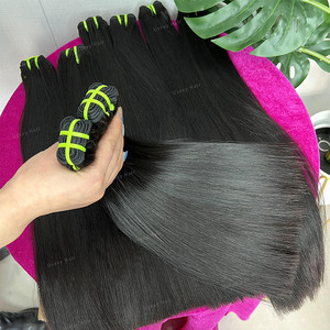 Extensions de cheveux humains vierges 100% alignées sur les cuticules, double trame, lisses, 10A 12A 15A, cheveux vierges vietnamiens, lots en gros - Product Image 3