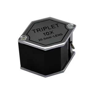 Professional Folding 20.5mm Jewelers Loupe 10x 15x 20x <strong>Triplet</strong> Diamond Magnifying <strong>Lens</strong> - Product Image 4