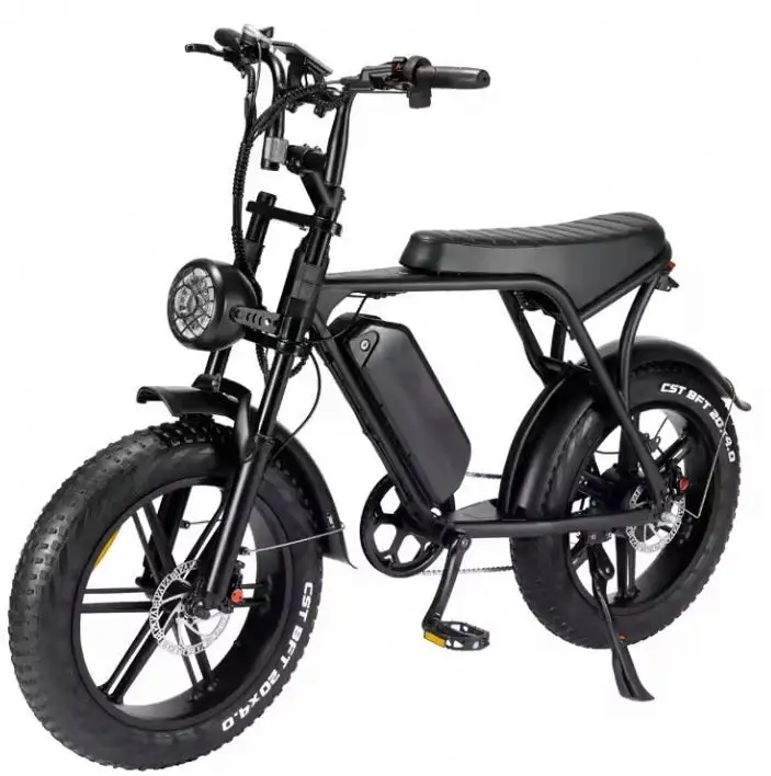 EU US Warehouse Mountain Bike Fat Tire Ebike 1000W 48V All Terrain Fat Tire Electric Bike | Cruiser | V8 E-bikes