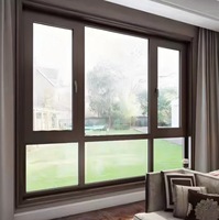 Ventanas Corredizas y Abatibles de Aleación de Aluminio de Estilo Moderno y Personalizado con Control de Insectos