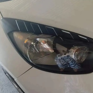 Car Exterior Accessories Front Light <b>Cover</b> Chrome/ Black Cheap Price <b>Head</b> Light <b>Cover</b> for Kia Picanto 2012 - Product Image 4