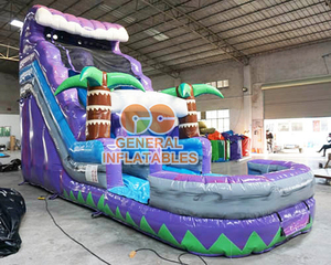Bouncer Không Khí Nhảy <span class=keywords><strong>Bouncy</strong></span> <span class=keywords><strong>Castle</strong></span> Bounce House 18 Oz Thương Mại Inflatable Jungle Trượt Nước - Product Image 4