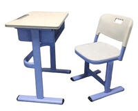 Chaise d'école moderne à hauteur réglable, structure en plastique et métal, pour les élèves du lycée et des universités, mobilier de classe
