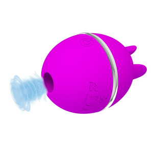 Juguete Sexual Femenino con Succión y Lamido de 3 Frecuencias, Bola de Lengua con Succión, Color Morado, Carga USB - Product Image 2