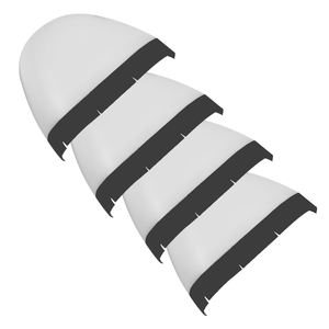 Tous les embouts de sécurité en plastique standard pour bottes certifiés EN12568:2010, résistance aux chocs 200J, <span class=keywords><strong>blanc</strong></span> crème, taille 6 # -12 #   Modèle LINZ 459 - Product Image 1