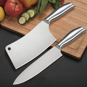 Juego de cuchillos de cocina de acero inoxidable con hoja de 17.8 cm para picar y rebanar - Product Image 1
