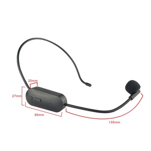 Fone de ouvido portátil com microfone sem fio, microfone duplo profissional para câmera e laptop, compatível com 2.4G, com microfone e condensador, My <span class=keywords><strong>MIC</strong></span> SI02 - Product Image 3