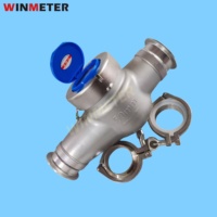 Débitmètre à collier DN50 en acier inoxydable 304/316, homologué CE R100, du fabricant d'origine, à décharge de liquide nulle, économique
