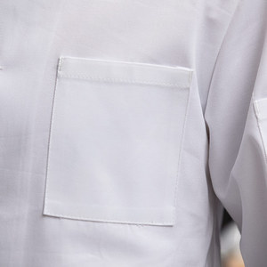 Chaqueta <span class=keywords><strong>de</strong></span> Chef <span class=keywords><strong>de</strong></span> Alta Gama en Sarga <span class=keywords><strong>de</strong></span> Algodón Elástico, Manga Larga, Uniforme <span class=keywords><strong>de</strong></span> Chef <span class=keywords><strong>de</strong></span> Hotel para Hombre, Ropa <span class=keywords><strong>de</strong></span> Trabajo para Otoño e Invierno - Product Image 3
