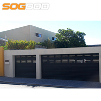 Puerta de Garaje Seccional Automática Aislada Moderna con Puerta Peatonal, Control Remoto Eléctrico, OEM Personalizado Disponible