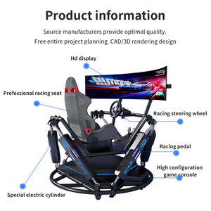 Thực tế ảo <span class=keywords><strong>VR</strong></span> xe lái xe <span class=keywords><strong>VR</strong></span> đua xe mô phỏng sáu trục đua xe - Product Image 3