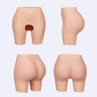 Coussinets Fessiers en Silicone pour Femmes, Rehausseurs de Fesses, Inserts Galbants, Rembourrage Implants Fessiers Réalistes pour Costumes