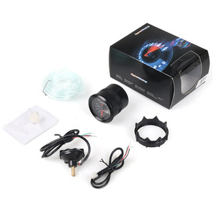 Turbocompresseur 52 mm, jauge de course à double affichage analogique LCD, 7 couleurs, 12 V, modification de voiture, réglage, pièces électriques et électroniques - Product Image 2