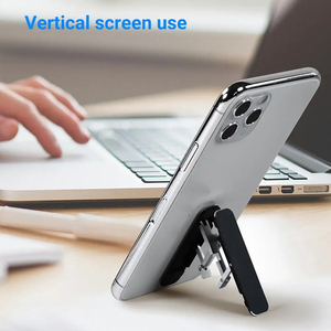 Support de téléphone portable pliable en métal, mini, en aluminium, support de bureau pliable, rotation à 360°, support universel pour téléphone portable - Product Image 5
