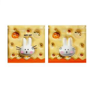 Bolsa de embalaje al por mayor con diseño de conejo de dibujos animados, autosellable, creativa, para aperitivos, dulces, con alta estética, para guardar pinzas para el pelo y joyas. - Product Image 3