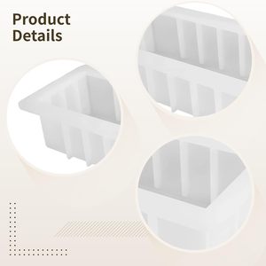 Silicone Loaf Mold for DIY <b>Crafts</b> Soap Making Thick Lip Silicone Rectangular Mould DIY Handmade Swirl Making <b>Tools</b> - Product Image 3
