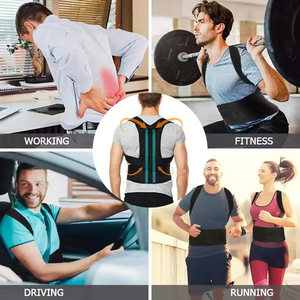 <span class=keywords><strong>Corrector</strong></span> <span class=keywords><strong>de</strong></span> <span class=keywords><strong>Postura</strong></span> Lumbar Reforzado, <span class=keywords><strong>Chaleco</strong></span> Ajustable con Soporte para Espalda, Correa para Hombros, Soporte para Columna Vertebral, Estirador <span class=keywords><strong>de</strong></span> Cuello - Product Image 6