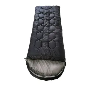 Fabricante novo estilo duplo saco de dormir 2-pessoa capacidade envelope com capuz zipper juntos para camping caminhadas viajando