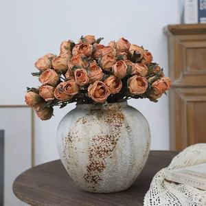 عرض رائج لباقة ورود من الزهور الاصطناعية لتزيين المنزل وديكور مشاهد الأنشطة الهندسية وتزيين حفلات الزفاف وبوكيه العروس من زهور الحرير للبيع بالجملة - Product Image 2