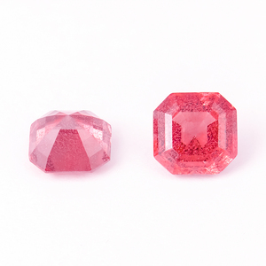 Piedras Preciosas Cultivadas Artificialmente Muy Raras, Padparadscha, Calidad VVS, Corte Accsher, Color Rosa Natural, Nunca se Deslustran con el Pasar del Tiempo - Product Image 3