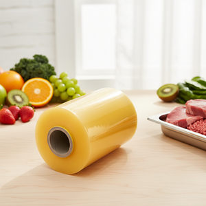 <span class=keywords><strong>Film</strong></span> alimentaire en PVC transparent personnalisé en usine, rouleau jumbo, <span class=keywords><strong>film</strong></span> d'emballage en plastique pour bananes <span class=keywords><strong>et</strong></span> fraises, pour supermarché - Product Image 1
