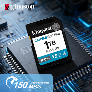   Tarjeta SD de Plástico SDG4 para Creadores de Contenido, Almacenamiento Negro para Cámara y Teléfono - Product Image 1